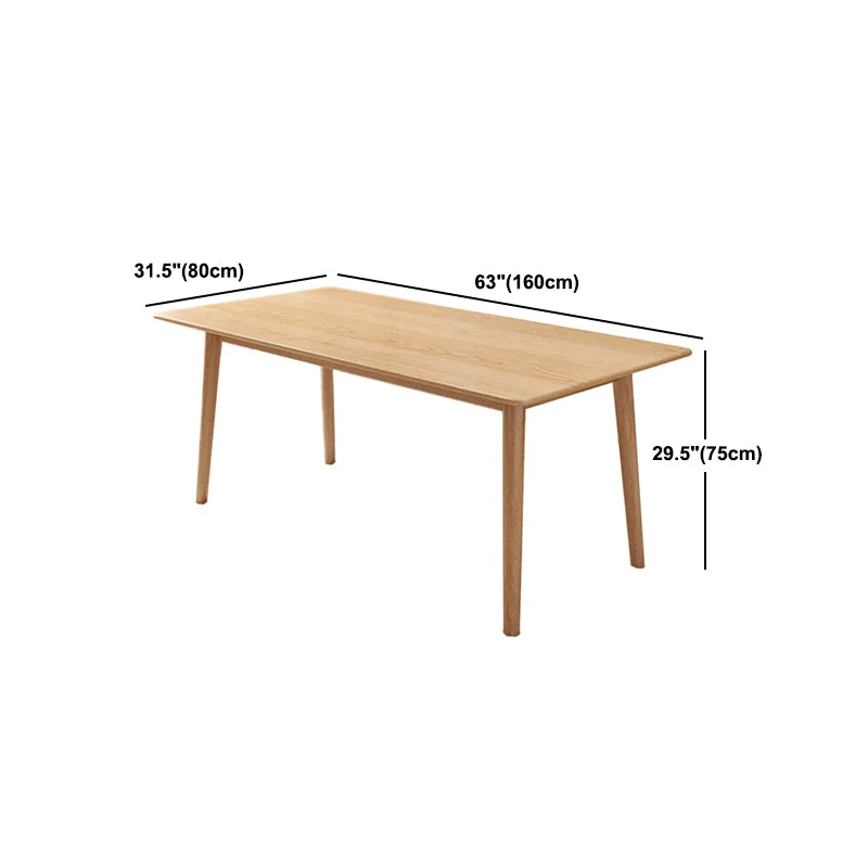 Set da pranzo moderno rettangolare 1/2/5/7 pezzi Mobili da pranzo per interni Clearhalo