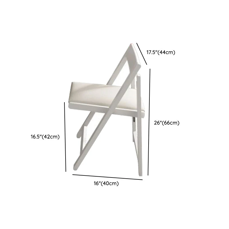 Set da pranzo pieghevole moderno rettangolare legno bianco da 3/5/7 pezzi per la casa Clearhalo