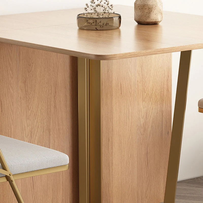 Set da pranzo pieghevole multiuso moderno legno da 1/3/5/7 pezzi per la casa Clearhalo
