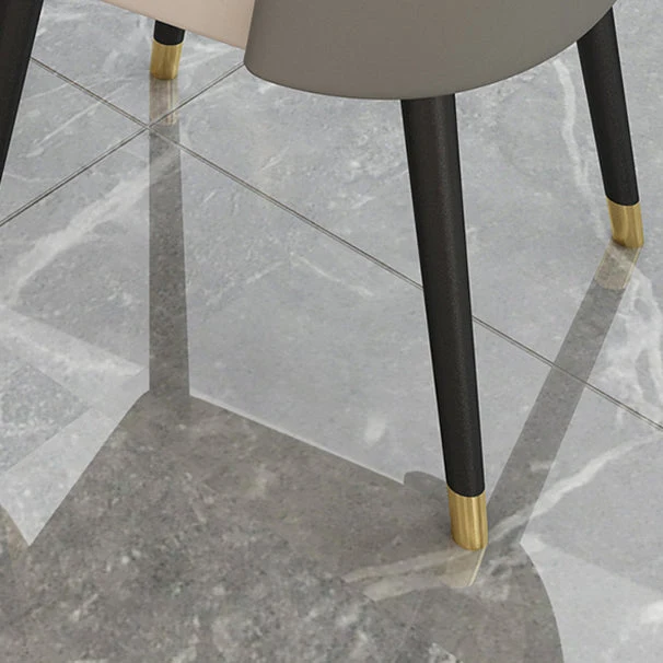 Set da pranzo pietra sinterizzata stile glam Set da pranzo da 1/2/4/5 pezzi Clearhalo