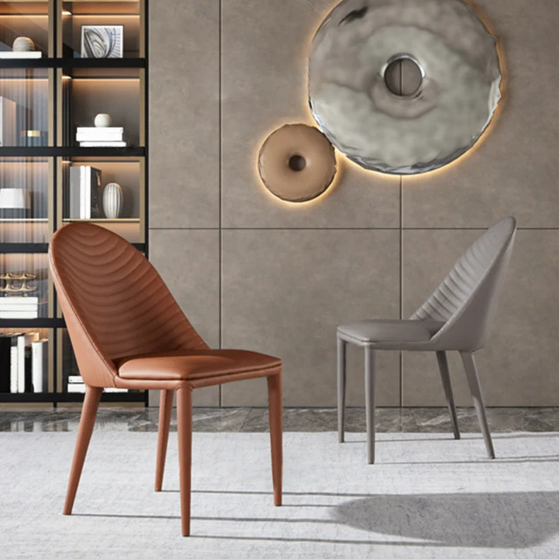 Set da pranzo rotondo pietra sinterizzata stile moderno Set da pranzo da 1/5 pezzi Clearhalo