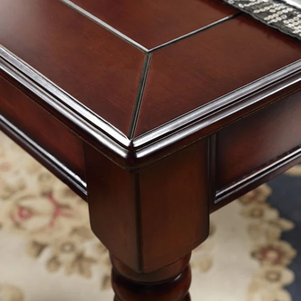 Set da sala da pranzo con sedia e tavolo da 7 pezzi Set da sala da pranzo legno massello Clearhalo