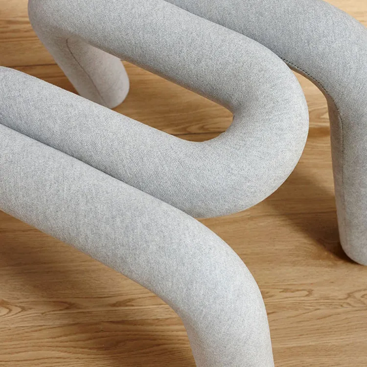 Set di sedie laterali con schienale aperto per sala da pranzo con sedia metallo stile moderno Clearhalo
