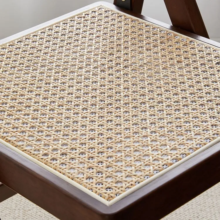 Set di sedie legno di gomma stile moderno, sedia da pranzo singola da cucina con lato posteriore aperto Clearhalo