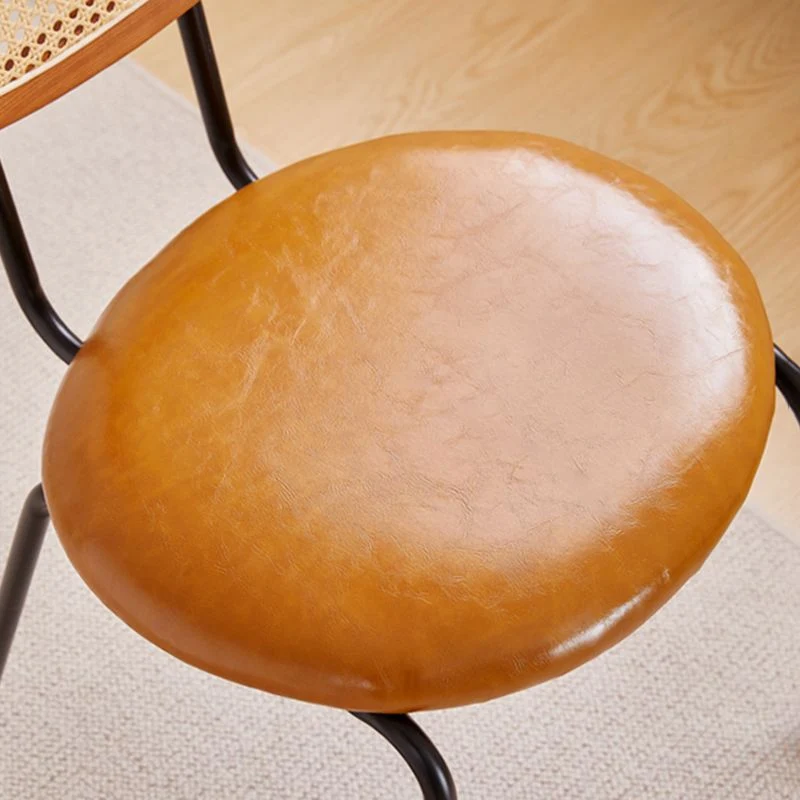 Set di sedie metallo stile moderno con sedie per sala da pranzo da cucina con retro aperto Clearhalo