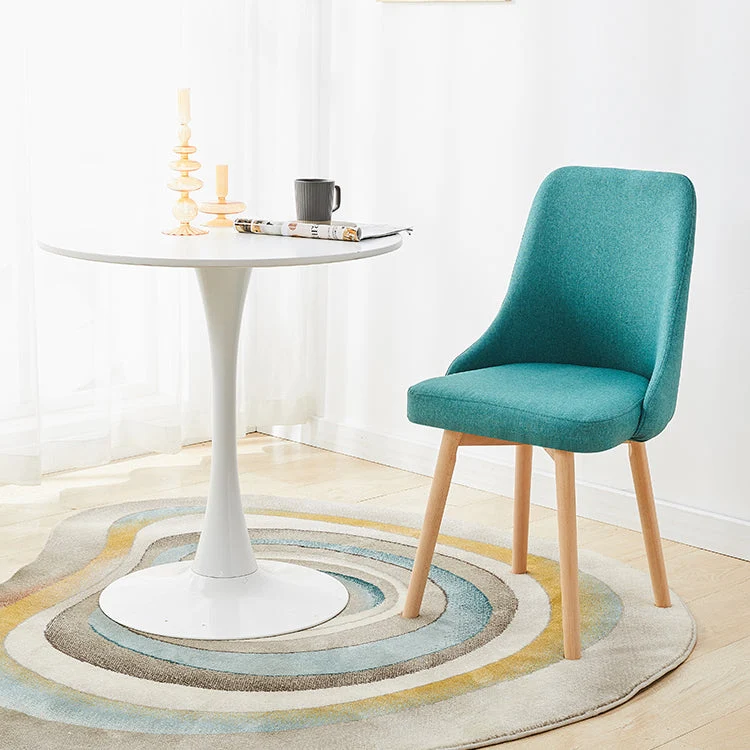 Set di sedie per sala da pranzo legno con schienale girevole Parsons Home scandinavo Clearhalo
