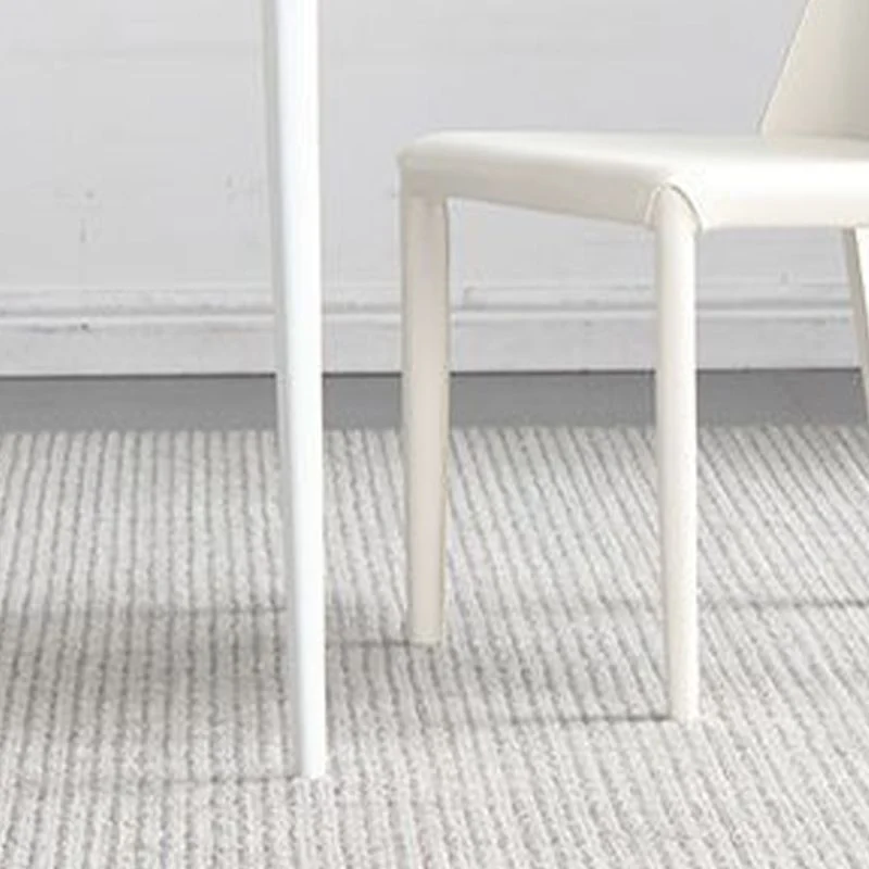 Set di sedie da pranzo 1/2/5/6/7 pezzi Set tavolo da pranzo pietra sinterizzata forma rettangolare Clearhalo