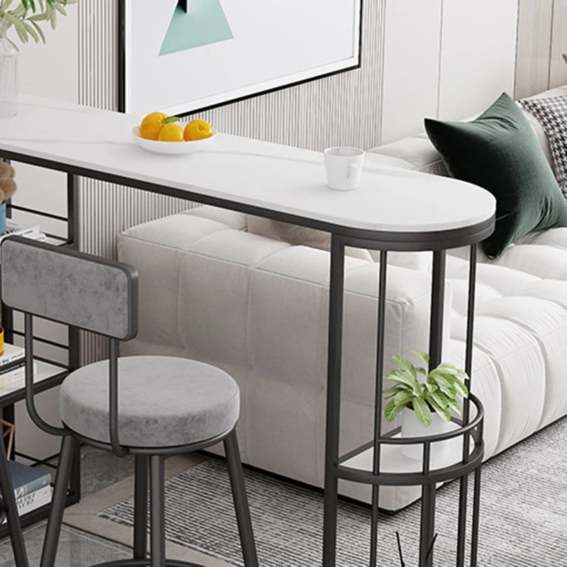 Set tavolo da bar pietra speciale stile contemporaneo da 1/2/3 pezzi per interni Clearhalo