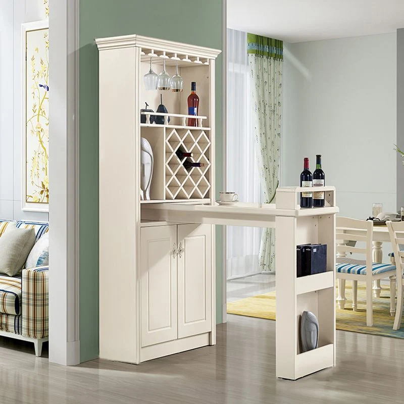 Set tavolo da bar rettangolare legno da 1/2 pezzi stile moderno per sala da pranzo Clearhalo