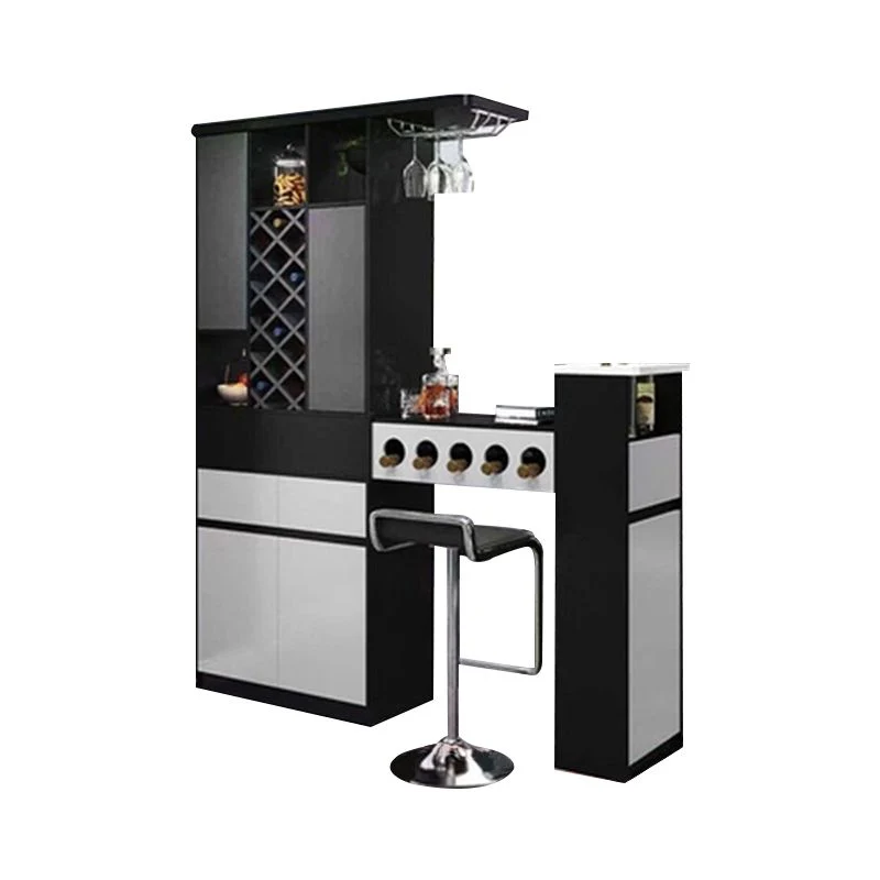 Set tavolo da bar rettangolare legno da 1/2 pezzi stile moderno per sala da pranzo Clearhalo