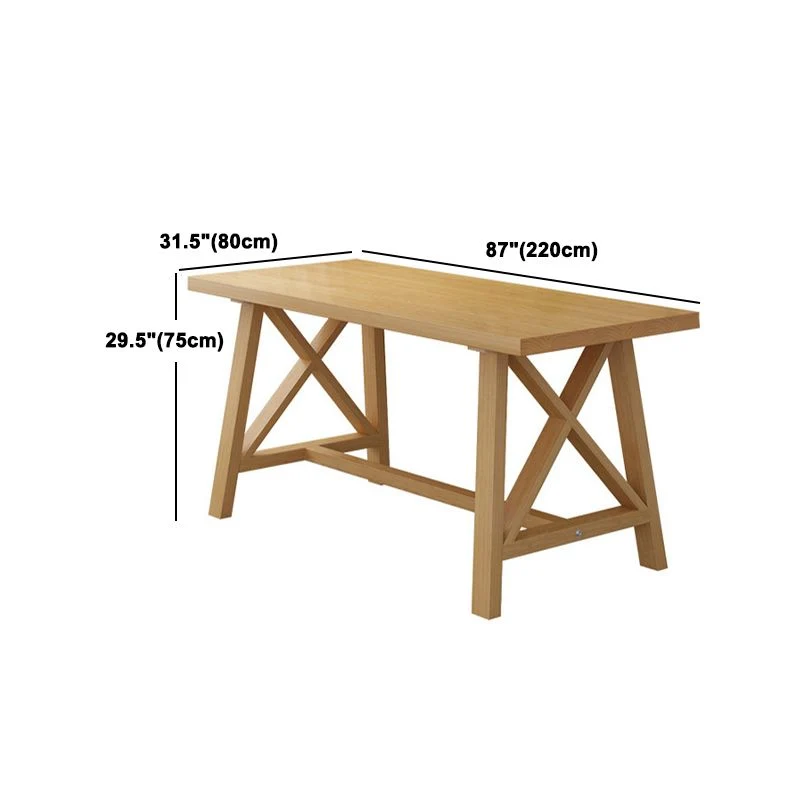 Set tavolo e panca moderno legno massello Set da pranzo rettangolare da 1/2/3/4/5 pezzi Clearhalo