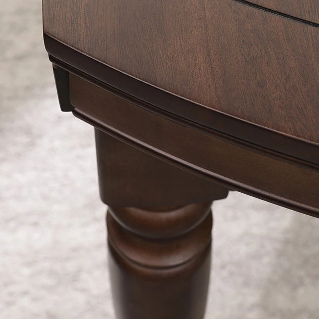 Set tavolo da pranzo allungabile legno massello Set da pranzo da 5/7 pezzi per cucina Clearhalo