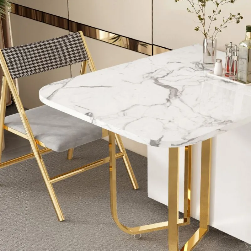 Set Tavolo Da Pranzo Allungabile Set Da Pranzo Da 3/7 Pezzi Per Cucina Clearhalo