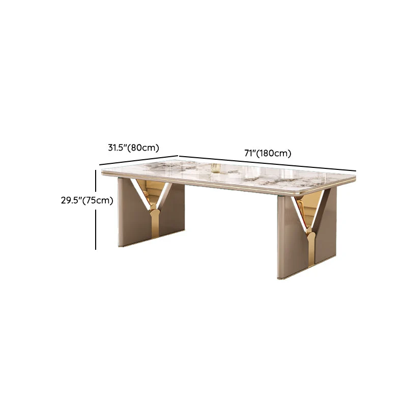 Set tavolo da pranzo bianco lucido Set dinette pietra da 1/4/5/7 pezzi per cucina Clearhalo