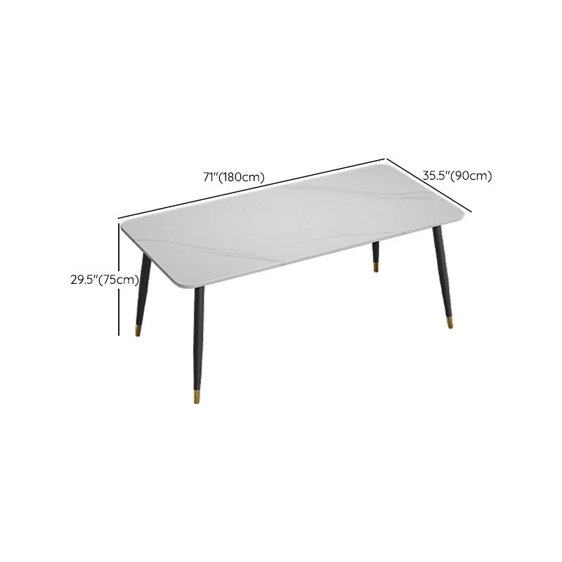 Set tavolo da pranzo bianco lucido Set dinette glamour da 1/5/7 pezzi per cucina Clearhalo