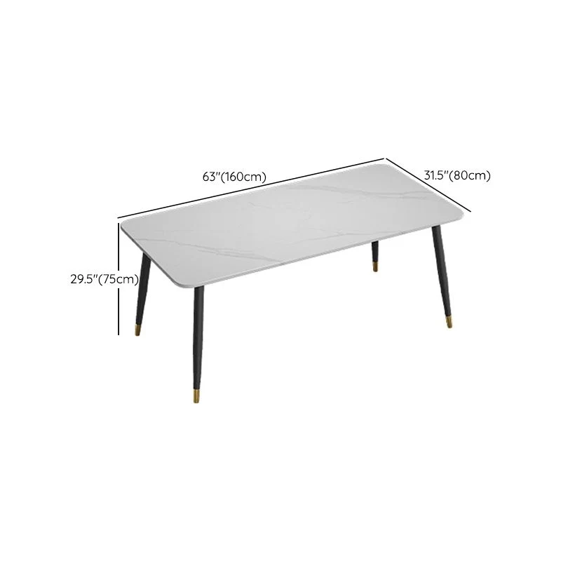 Set tavolo da pranzo bianco lucido Set dinette glamour da 1/5/7 pezzi per cucina Clearhalo