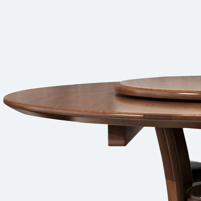 Set tavolo da pranzo legno massello di Rubberwood Set da pranzo da 5/7 pezzi per cucina Clearhalo