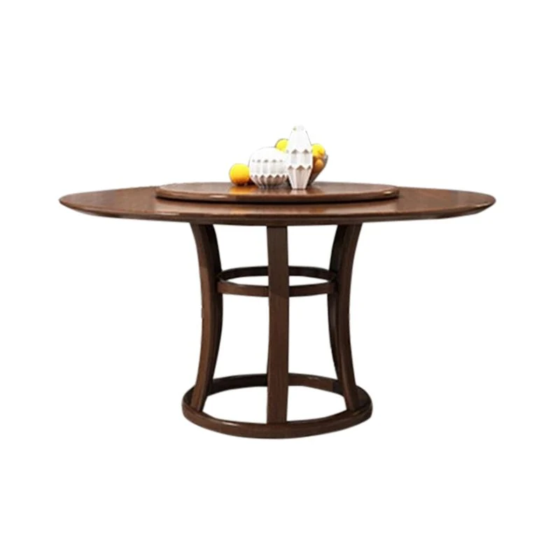 Set tavolo da pranzo legno massello di Rubberwood Set da pranzo da 5/7 pezzi per cucina Clearhalo