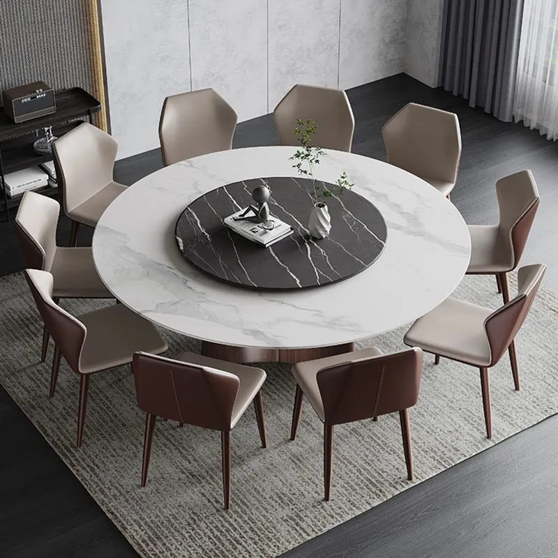 Set tavolo da pranzo moderno 1/3/4/7 pezzi con set di mobili da cucina con base metallo Clearhalo