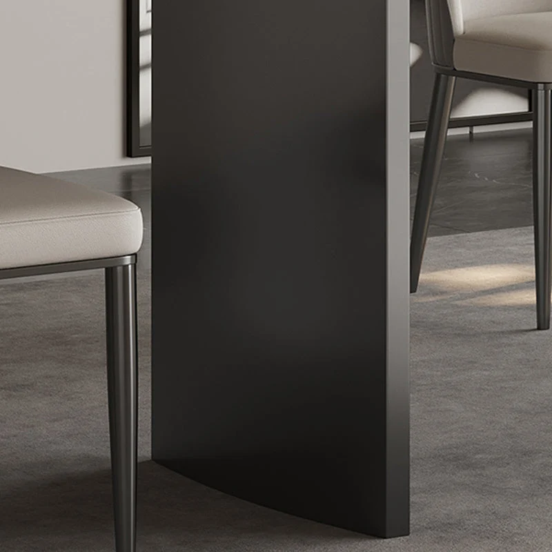 Set tavolo da pranzo moderno bianco lucido Set dinette da 1/4/5/6 pezzi con sedie ecopelle Clearhalo