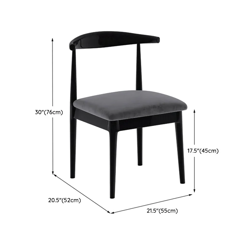 Set tavolo da pranzo moderno legno di pino nero Set dinette da 1/5/7 pezzi per la casa Clearhalo