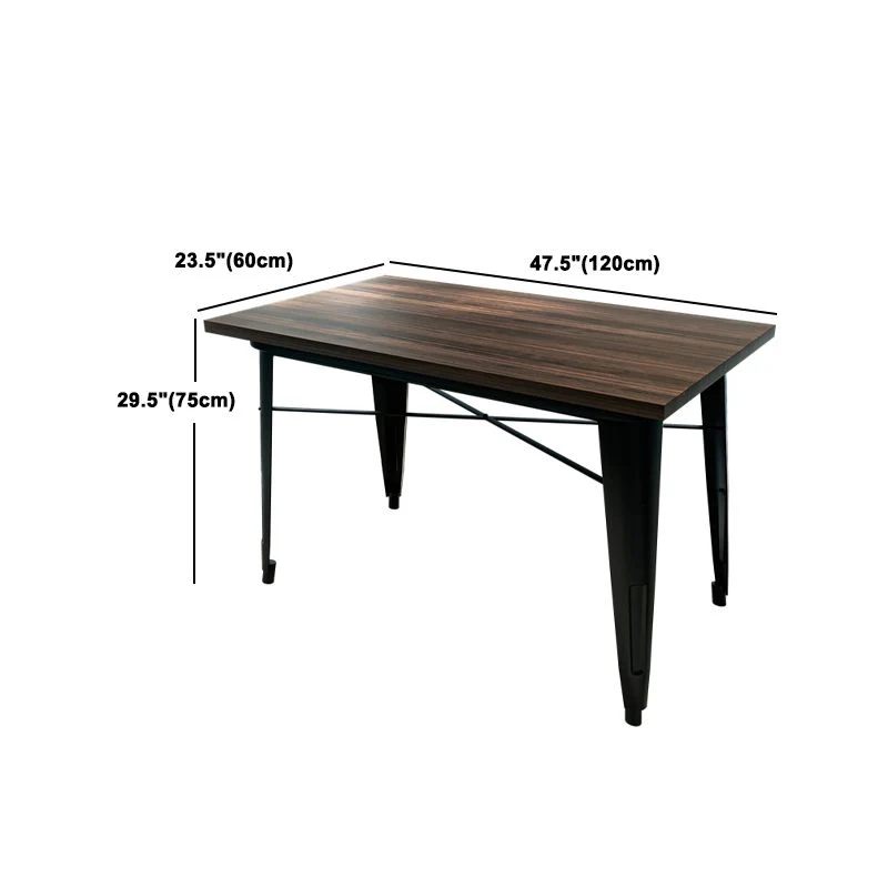 Set tavolo da pranzo per caffetteria 1/2/3/5/7 pezzi Set dinette legno e metallo Clearhalo