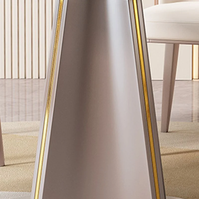 Set tavolo da pranzo pieghevole bianco lucido Set dinette pietra da 1/5/7 pezzi per cucina Clearhalo