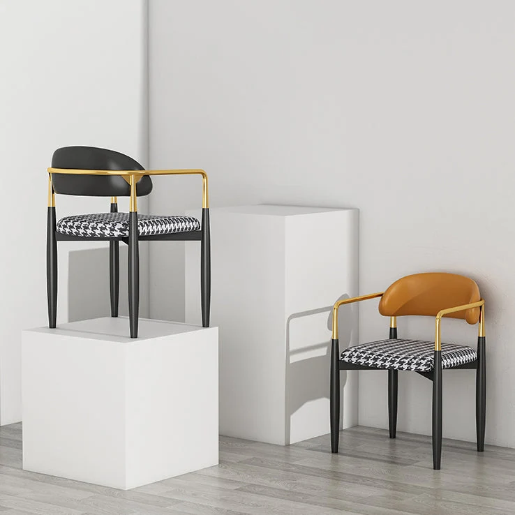 Set tavolo da pranzo rettangolare Glam Set dinette da 1/4/5/7 pezzi con piano pietra sinterizzata Clearhalo