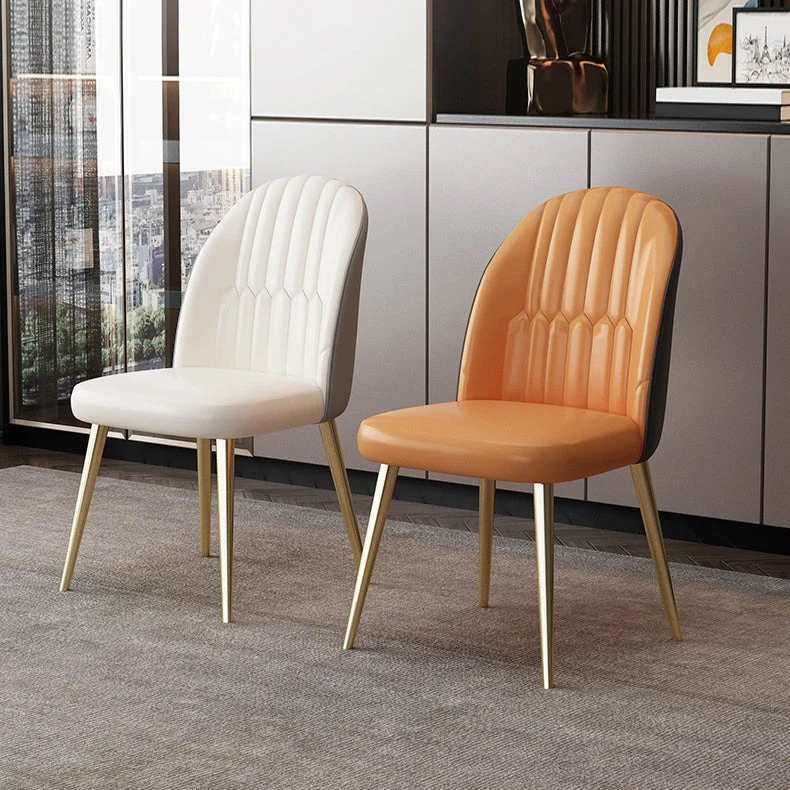 Set tavolo da pranzo rettangolare Glam Set dinette 1/2/5/7 pezzi con piano pietra sinterizzata bianca Clearhalo