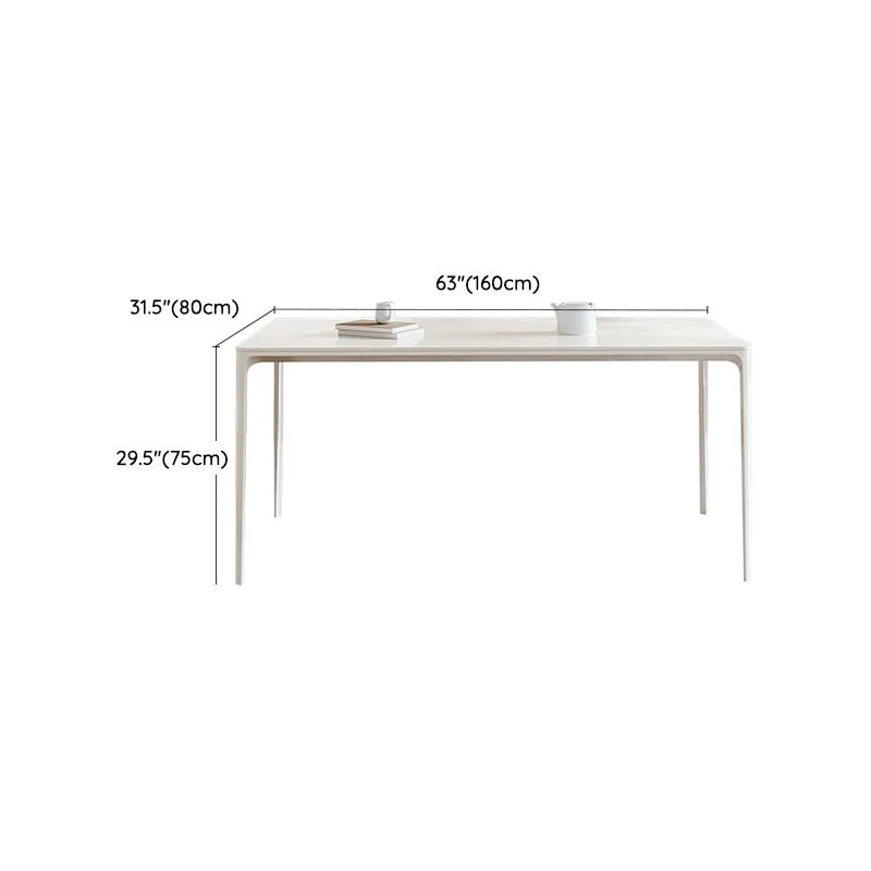 Set tavolo da pranzo scandinavo 1/4/5 pezzi con set di mobili da cucina con base metallo Clearhalo