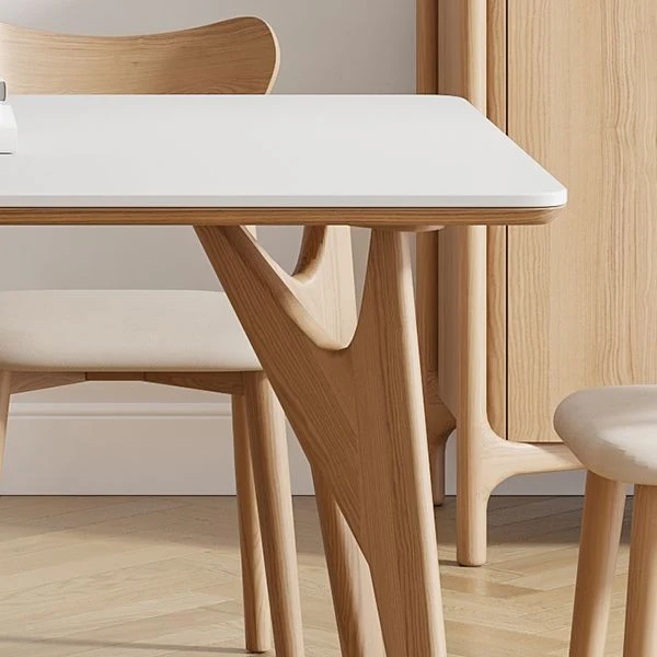 Set tavolo e sedia da pranzo 1/4/5/6/7 pezzi con piano pietra Clearhalo