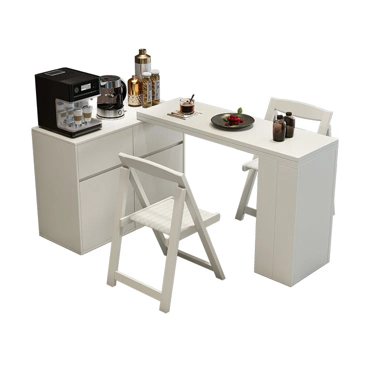 Set tavolo e sedia da pranzo legno stile moderno da 1/3/5 pezzi Clearhalo
