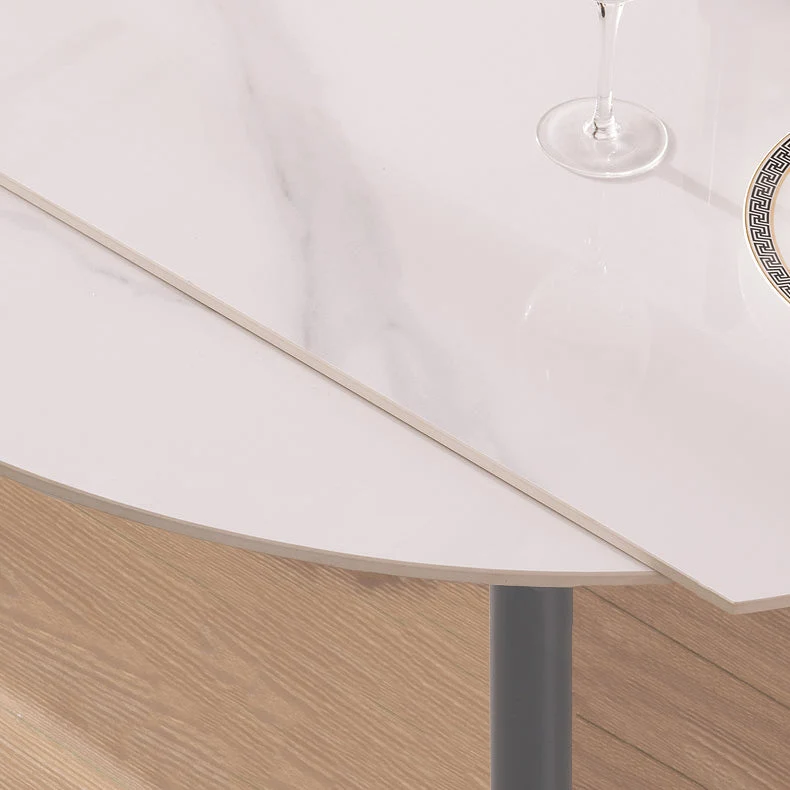 Set tavolo e sedia da pranzo stile contemporaneo da 1/2/5/7 pezzi Clearhalo