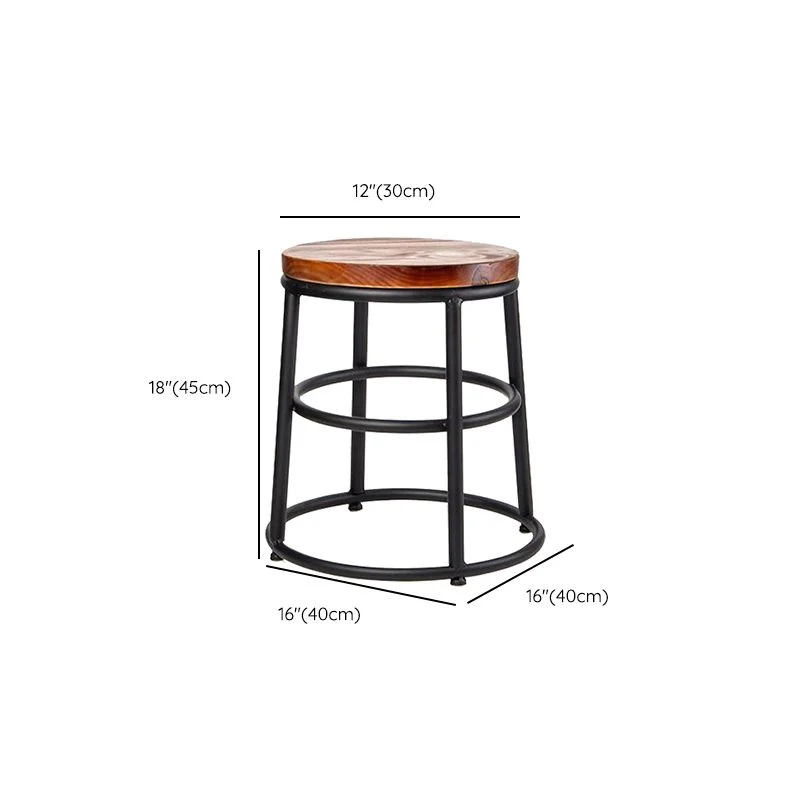 Sgabelli da bancone contemporanei legno Sgabelli da bar metallo per uso domestico Clearhalo