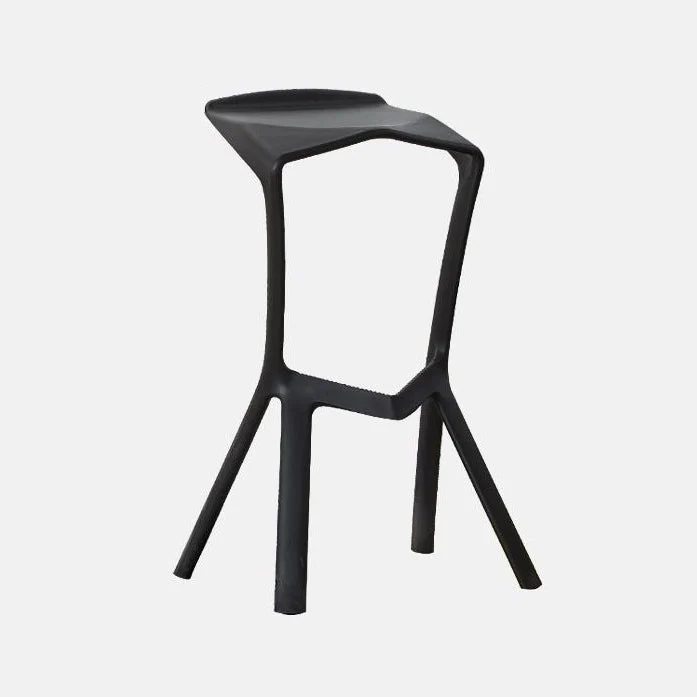 Sgabelli da bancone impilabili contemporanei Sgabello da bar geometrico per interni colorato, 1 pezzo Clearhalo
