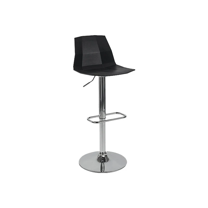 Sgabelli da bar contemporanei plastica ad altezza regolabile. Sgabello da bar ad altezza regolabile Clearhalo