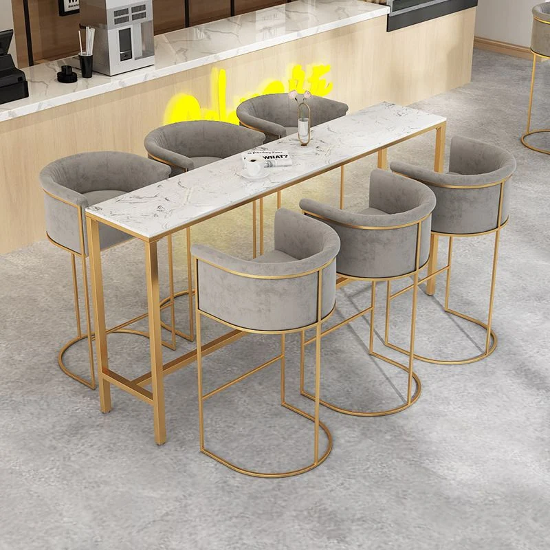 Sgabelli da bar imbottiti dal design nordico per uso domestico Sgabelli rotondi di lusso con schienale basso Clearhalo