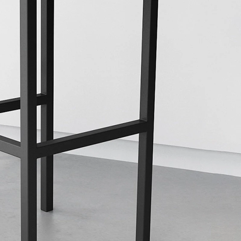 Sgabelli da bar scandinavi imbottiti per cucina Sgabelli quadrati senza braccioli Clearhalo