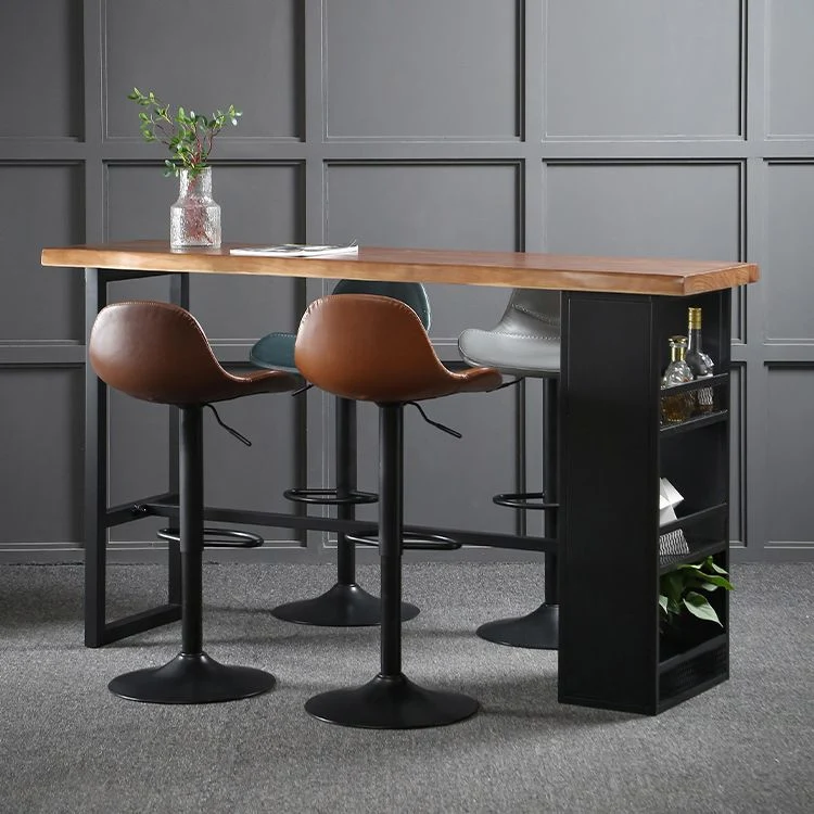 Sgabello ad altezza regolabile per interni con sgabello da bar girevole pelle Clearhalo