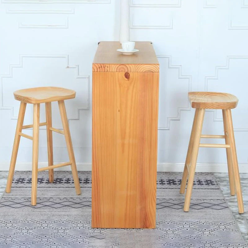 Sgabello da bancone con schienale legno moderno per ristorante Clearhalo