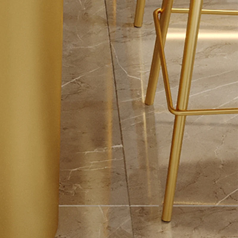 Sgabello da bancone scandinavo per interni pelle con poggiapiedi e sgabello da bar Clearhalo