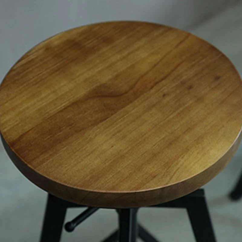 Sgabello da bancone stile moderno Sgabello da bar rotondo senza schienale per soggiorno Clearhalo
