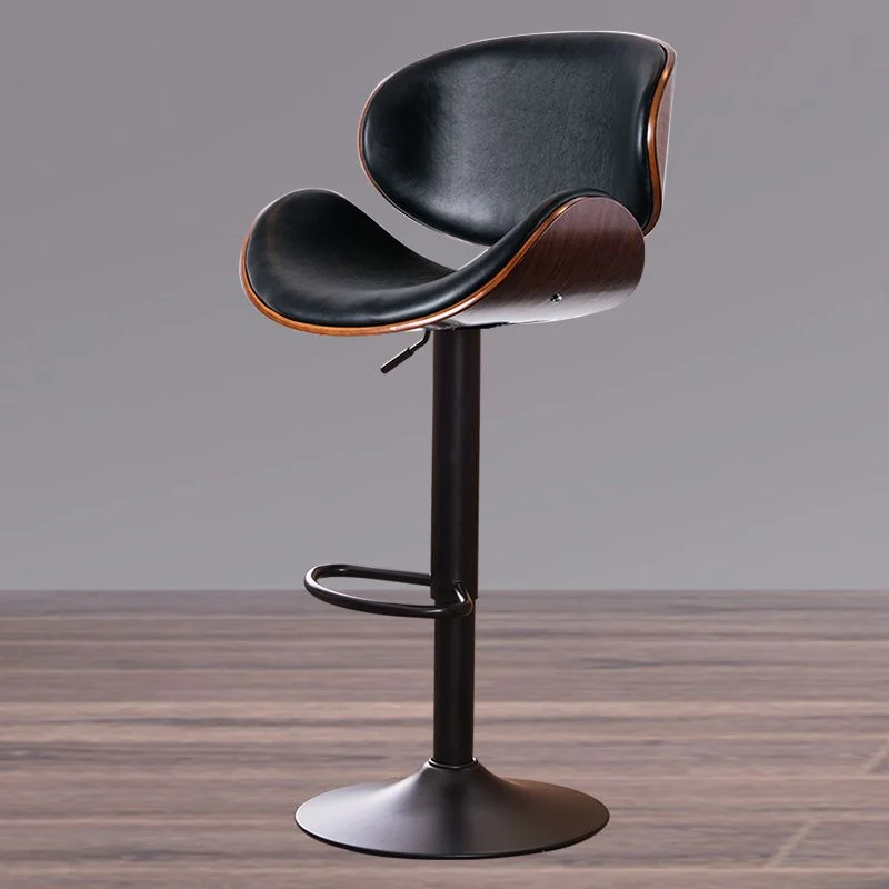 Sgabello da bar alzabile industriale Sgabello da bar da bancone metallo con gambe metallo per cucina Clearhalo