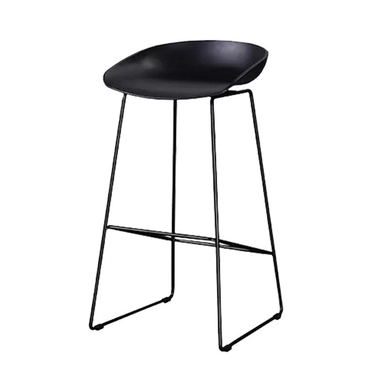 Sgabello da bar industriale con secchiello Sgabello plastica per ristorante Clearhalo