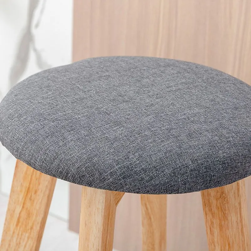 Sgabello da bar legno massello scandinavo con finitura opaca. Sgabello poggiapiedi per ristorante Clearhalo