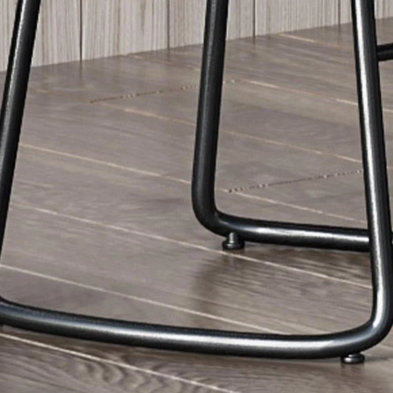 Sgabello da bar moderno con sedile sella Sgabello da bar legno massello per la casa Clearhalo