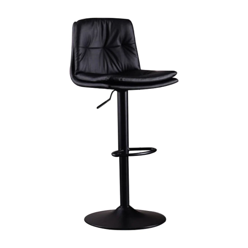 Sgabello da bar moderno girevole e regolabile altezza Sgabello pelle con finitura opaca Clearhalo