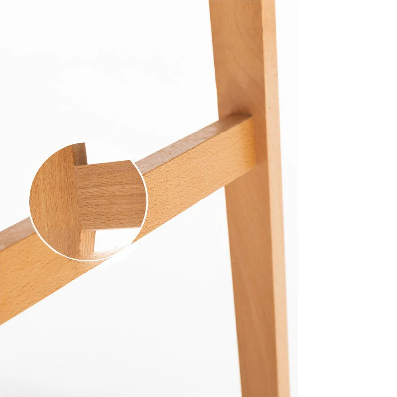 Sgabello da bar moderno Sgabello da bar quadrato con gambe legno per cucina Clearhalo