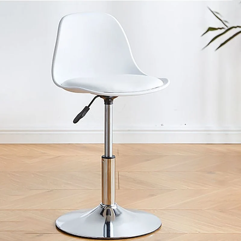 Sgabello da bar moderno sollevabile con secchiello, sgabello da bar con gambe metallo Clearhalo