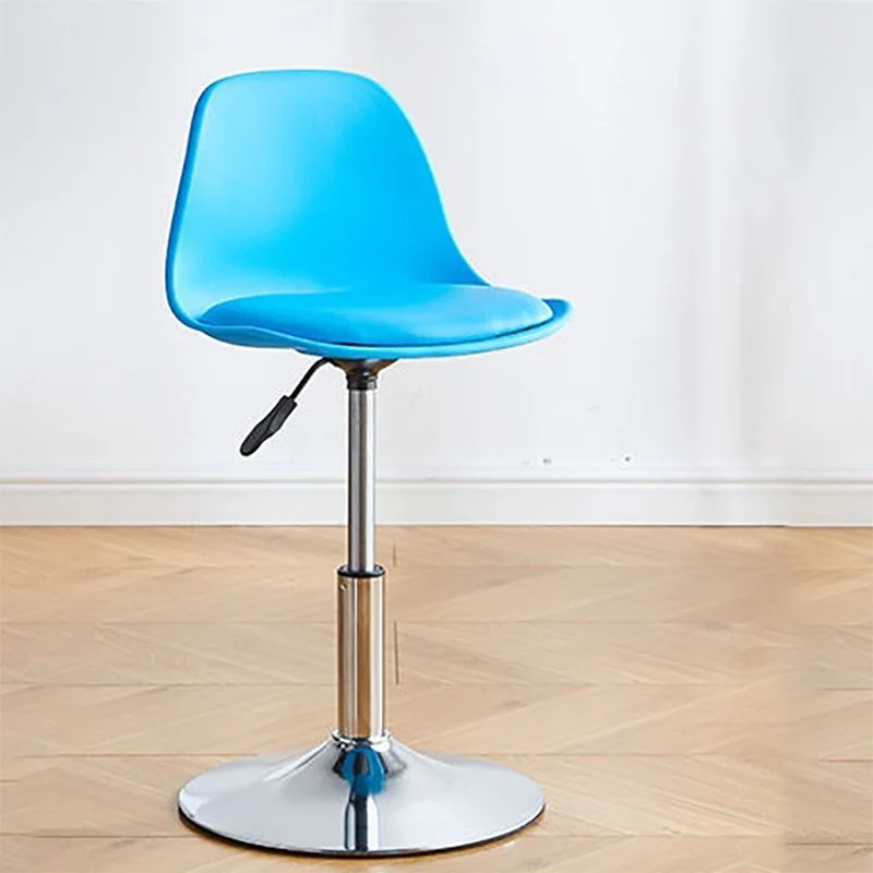 Sgabello da bar moderno sollevabile con secchiello, sgabello da bar con gambe metallo Clearhalo